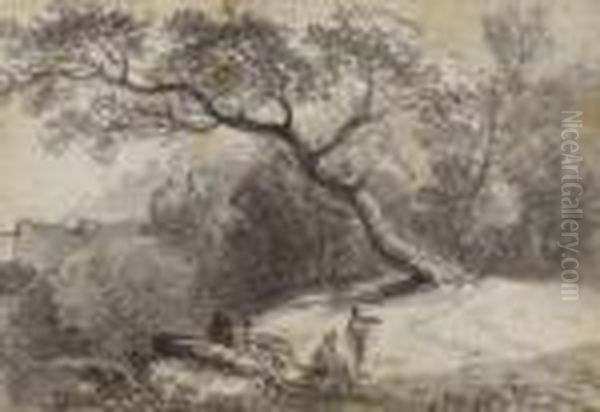 Baumlandschaft Mitfigurenstaffage - view 1
