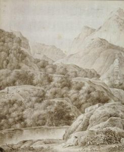 Gebirgige Flusslandschaft