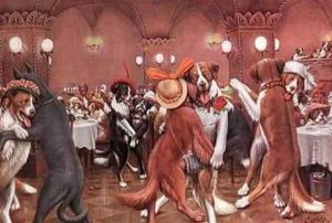 New Years Eve in Dogville by Cassius Marcellus Coolidge