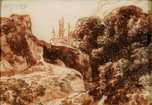 Landscape by Franz Innocenz Kobell