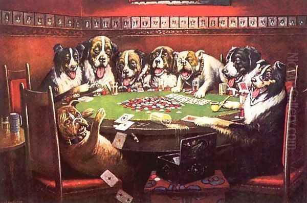 Poker Sympathy by Cassius Marcellus Coolidge