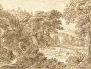 Shepherdesses In A Wooded Landscape