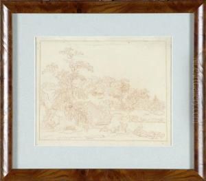 Landscape With Figures by Joseph Anton Koch