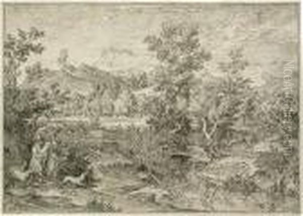 Romische Campagna Bei Paliano - view 1
