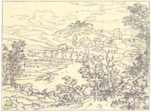 View Of Castel Madama by Joseph Anton Koch