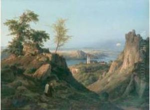 Paysage D'italie by Joseph Anton Koch