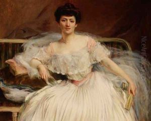 Portrait of a lady, 1901 by Madeleine Carpentier