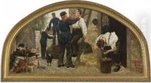 Soliders Shaving by Georg Karl Koch