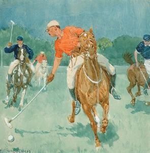 Heading For Goal by Ludwig Koch