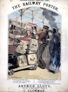 The Railway Porter, 1870 by Alfred Concanen