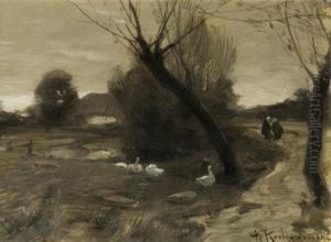 Country Landscape by Roman Kochanowski