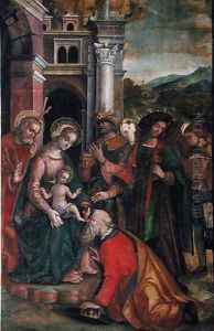 Adoration of the Magi, 1517 by Francesco Casella