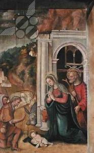 Adoration of the Shepherds, 1517 by Francesco Casella
