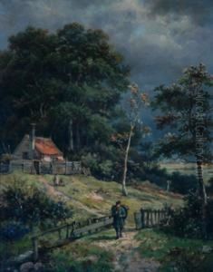 The Wayfarer by Hendrik Barend Koekkoek