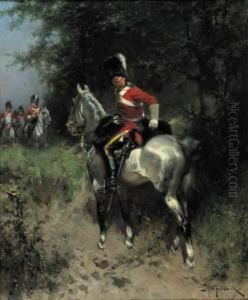A Scout Of The Scots Greys Reporting