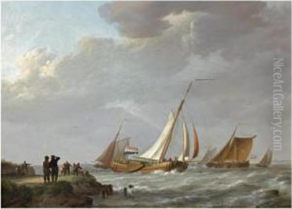 Shipping Off The Dutch Coast - view 1