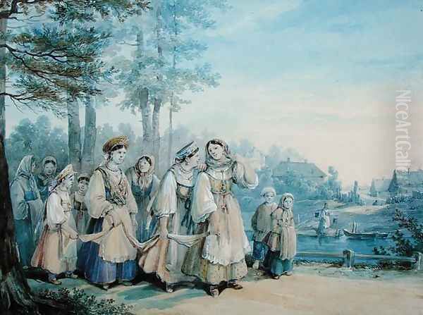 Russian Peasants, 1840 - view 1