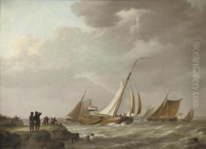 Barges On Choppy Water Barges On Choppy Water