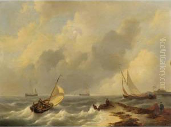 Shipping Off The Coast - view 1