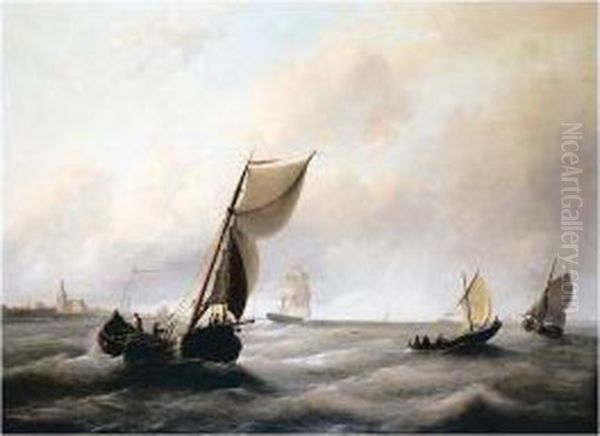 Shipping Off The Coast - view 1