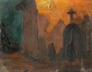 A La Iglesia by Stephen Robert Koekkoek