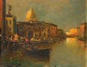 Amanecer En Venecia by Stephen Robert Koekkoek