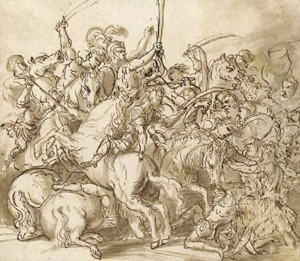 A battle scene - view 1