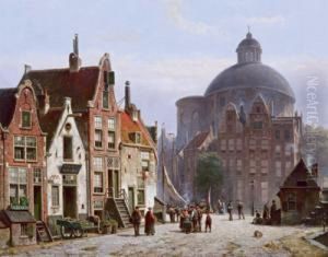 Veduta Della Chiesa Di Lutero Ad Amsterdam