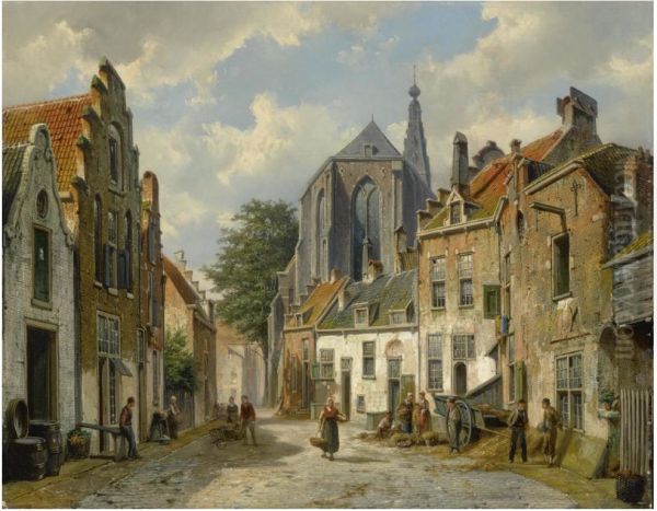 A Dutch Street In Summer - view 1
