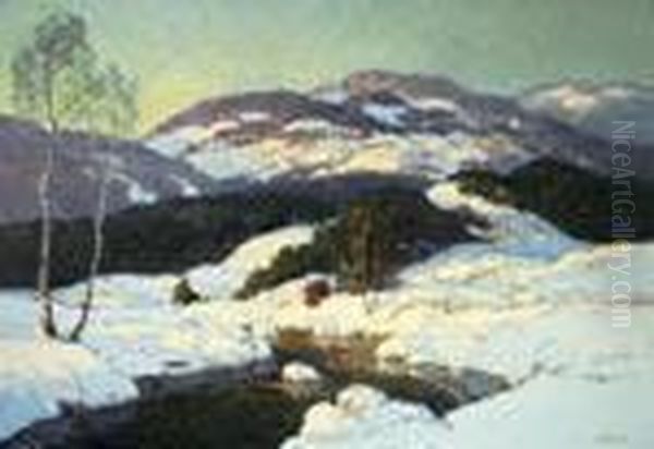 Mountain Landscape, Winter - view 1