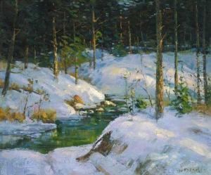''a Winter Glow'' by Walter Koeniger