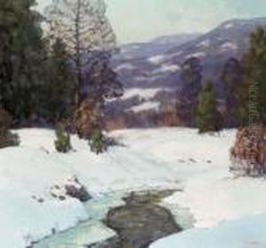 Distant Hills, Winter by Walter Koeniger