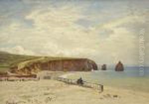 Isle Of Wight - An Der Freshwater Bay