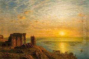 Ruiny Swiatyni W Kom Ombo Nad Nilem