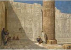 The Temple Of Seti I by Ernst Carl Eugen Koerner