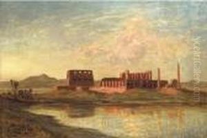 Ancient Ruins On The Banks Of The Nile
