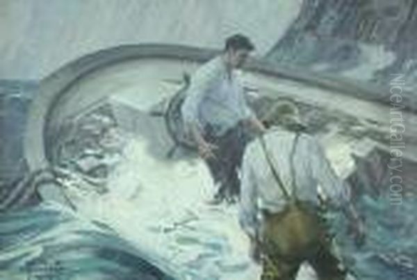 A Son Of Anok#2, They Stood Aboard Her In Water To Their Knees, Precariously Balanced - view 1