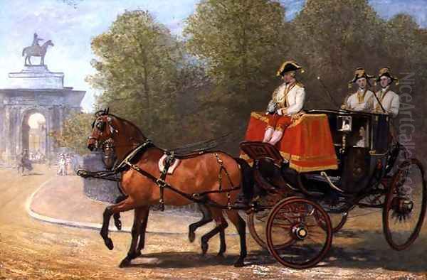 Returning from Her Majesty's Drawing Room, Hyde Park Corner, 1853 - view 1