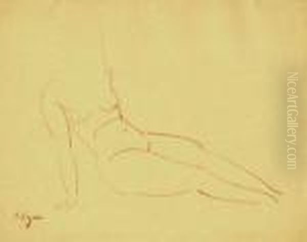 Sketch Of A Nude. - view 1