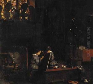 The Artist's Children by Alfred Corbould