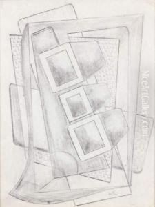 Nature Morte Cubo-futuriste, Vers 1920 by Nina Osipovna Kogan