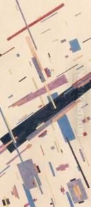Composition Suprematiste by Nina Osipovna Kogan