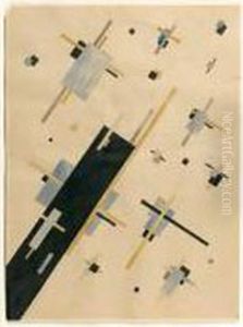 Composition Suprematiste by Nina Osipovna Kogan