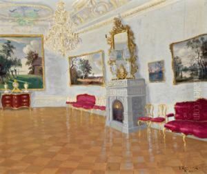 Barockes Schloss- Oder Palaisinterieur by Jakob Koganowsky