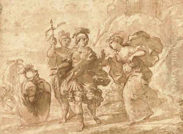 Rinaldo bids farewell to Armida - view 1