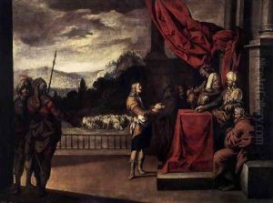 Joseph Explains the Dream of the Pharaoh by Antonio del Castillo
