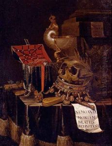 Vanitas Still Life by Edwaert Collier