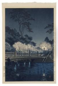 Benkei Bridge by Tsuchiya Koitsu