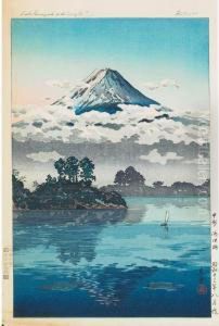 Koushu, Lake Kawaguchi by Tsuchiya Koitsu