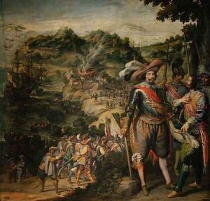 The Reconquest of St. Kitts, 1629 by Felix Castello